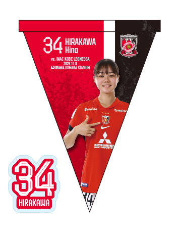 【新品未開封】浦和レッズレディース25/26 ユニフォーム 平川陽菜 XLサイズ 新品未着用】浦和レッズレディース 25/26 ユニフォームXL 平川陽菜 34