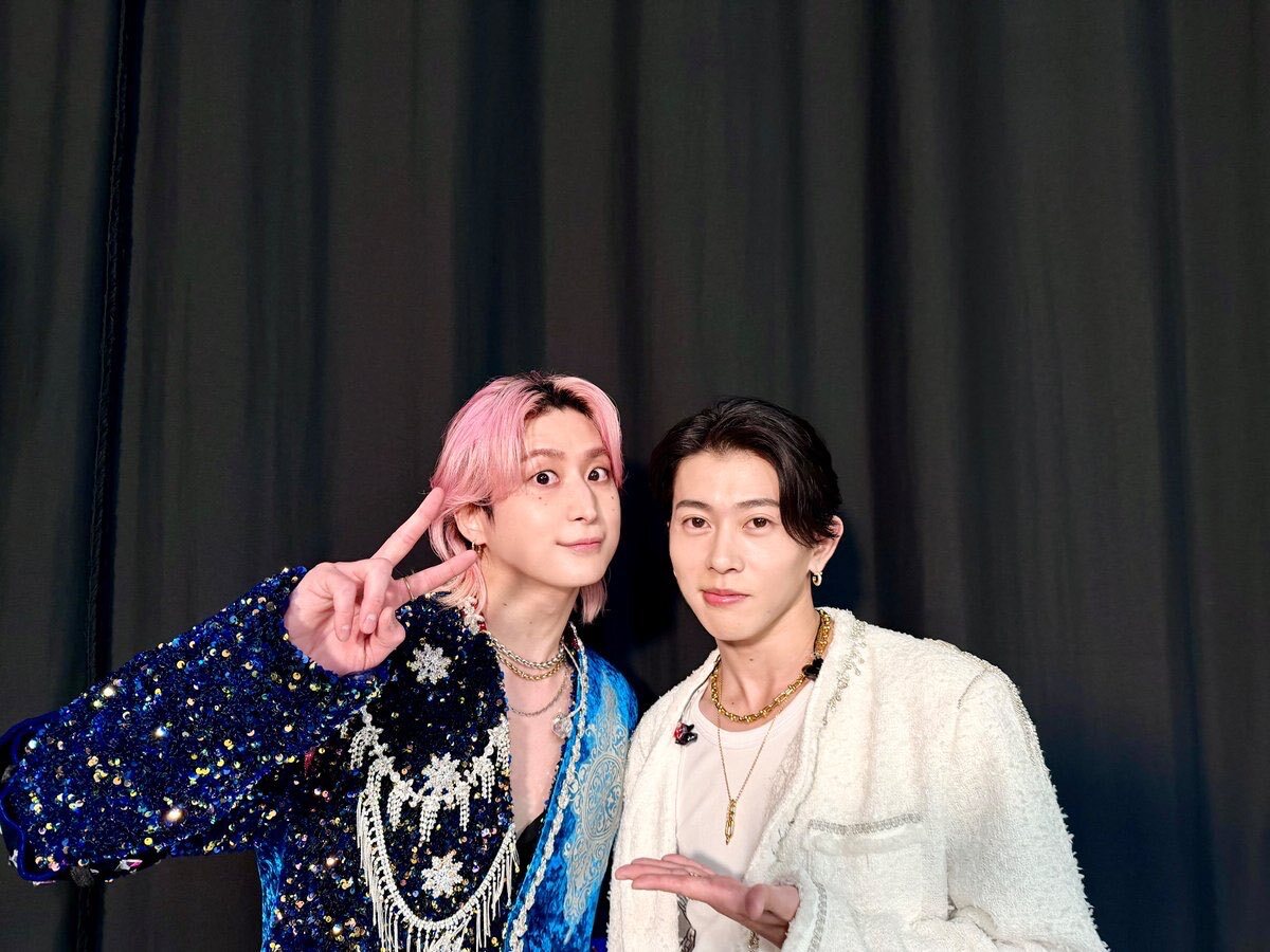 Aぇ!group 佐久間大介＆末澤誠也、髪結び2ショットにファン歓喜！