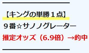 サノノグレーター、中山でレコード勝ち！2歳コース＆芝2000mのレコード更新
