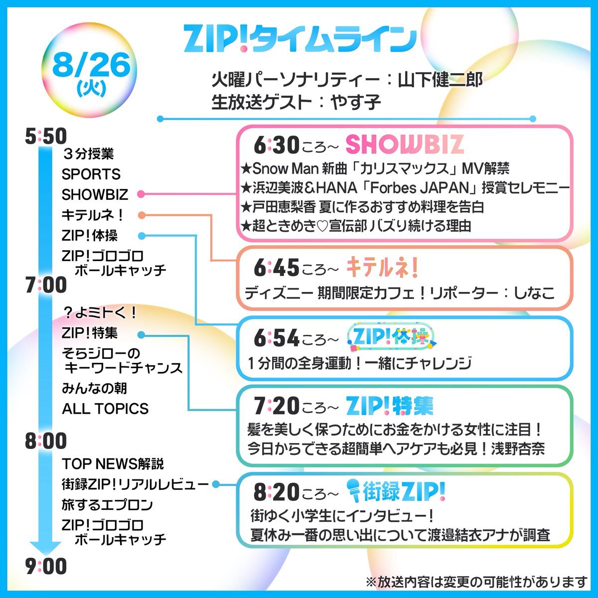 zip! 山下健二郎」のYahoo!リアルタイム検索 - X（旧Twitter）を
