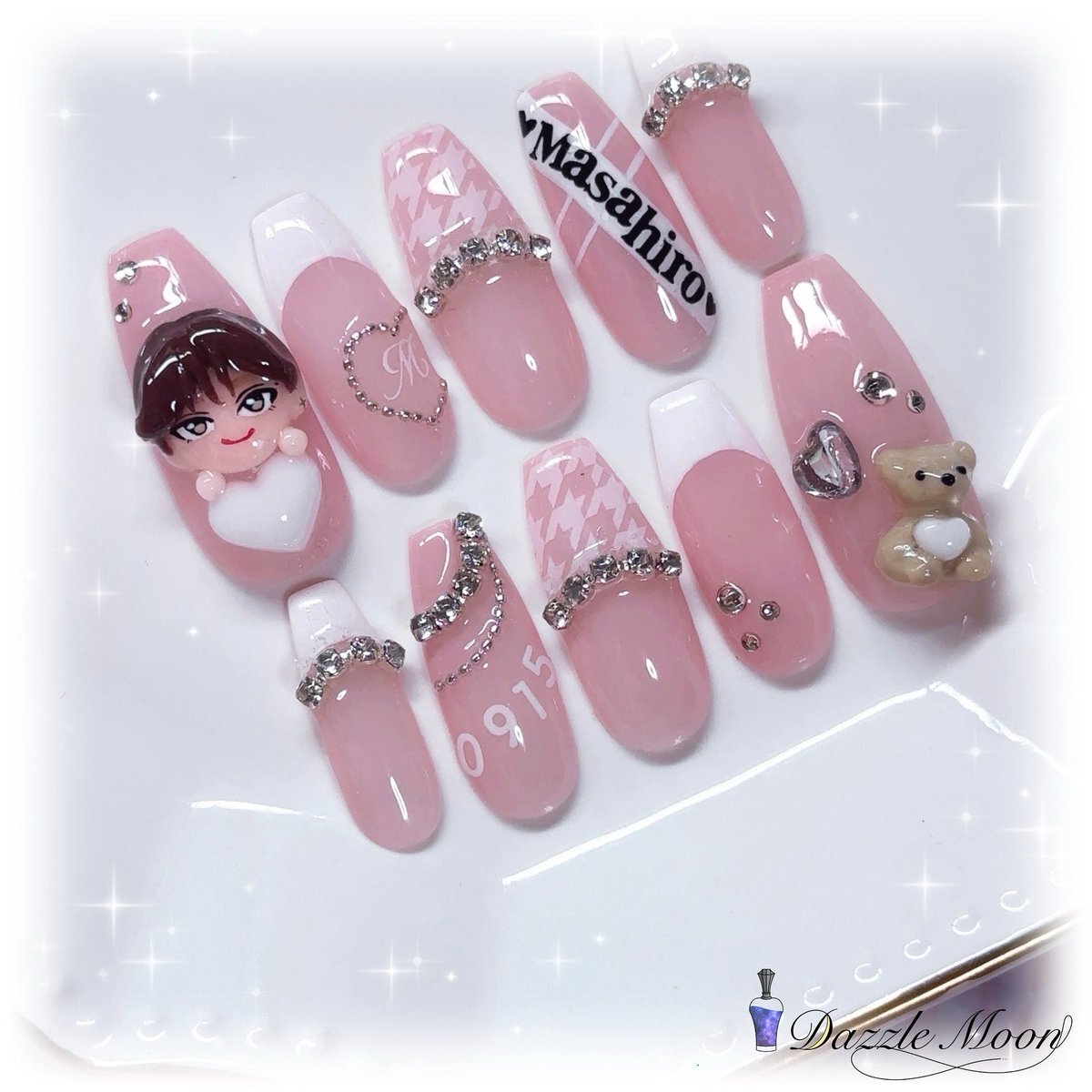 ネイルチップオーダー　_ka様 ちちち💖ネイルチップ🌧 | PINK💖バージョンAPE⚡️💖 ______