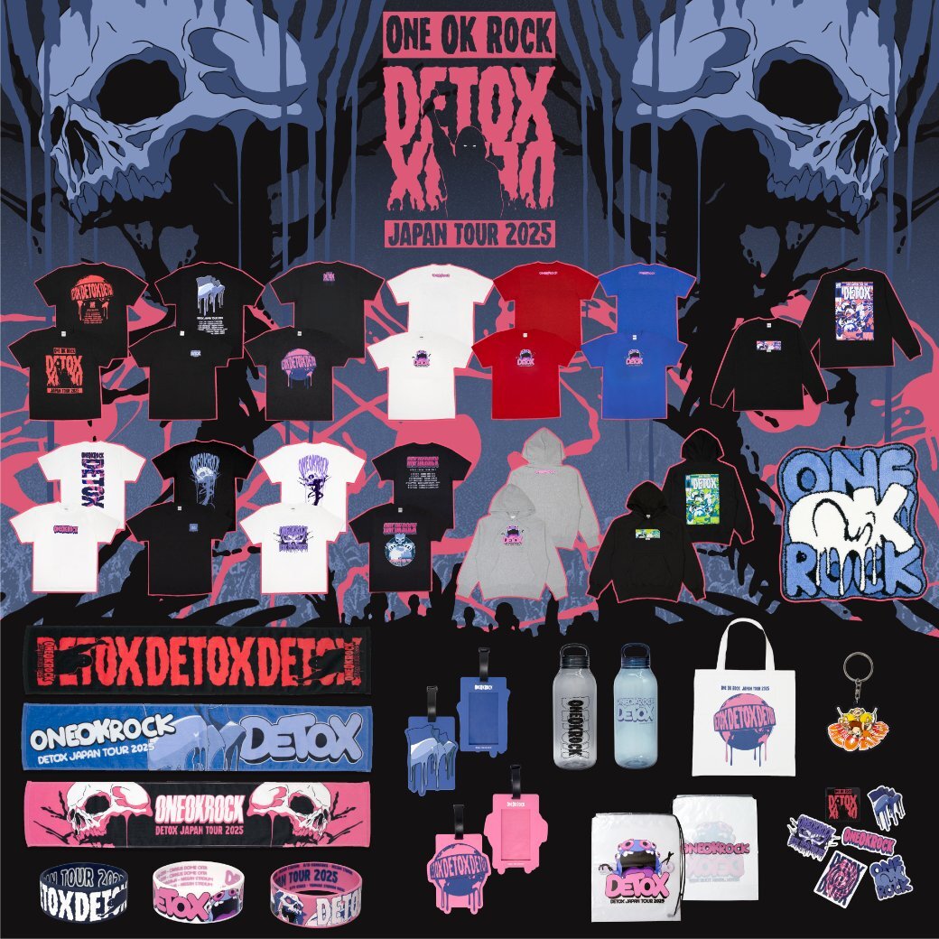 ONE OK ROCK グッズ コメントにて希望金額をお書き下さい ｸｰﾎﾟﾝ使えます】ONE OK ROCK ワンオク グッズ セット DETOX