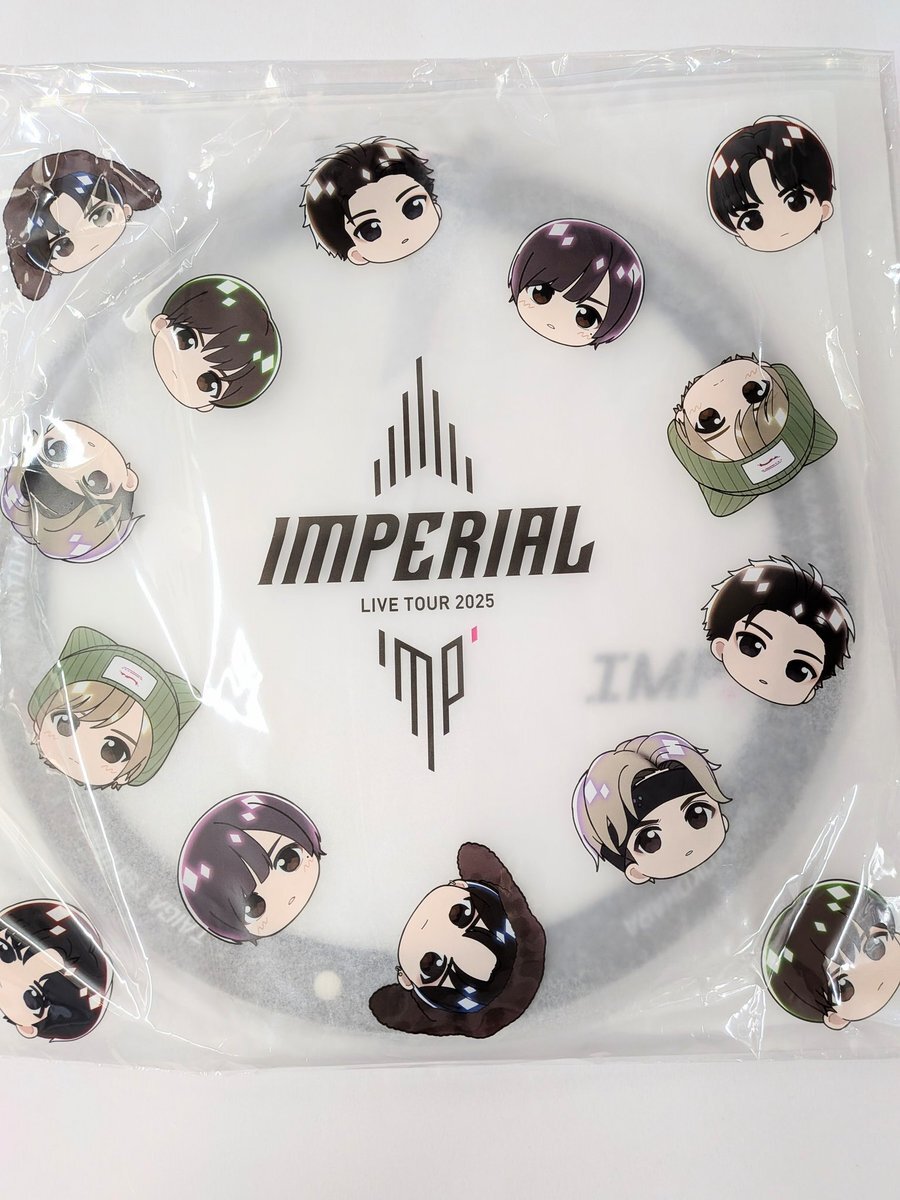 IMP. IMPERIALツアー完走記念 うちわケース 佐藤新 影山拓也 松井奏 IMPERIAL LIVE TOUR 2025ツアー完走記念 IMP.プロデュースグッズ