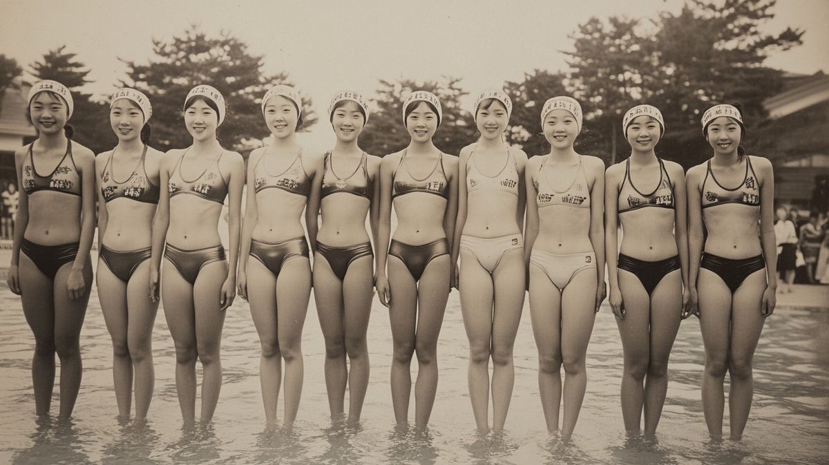 素人競泳水着集合画像 