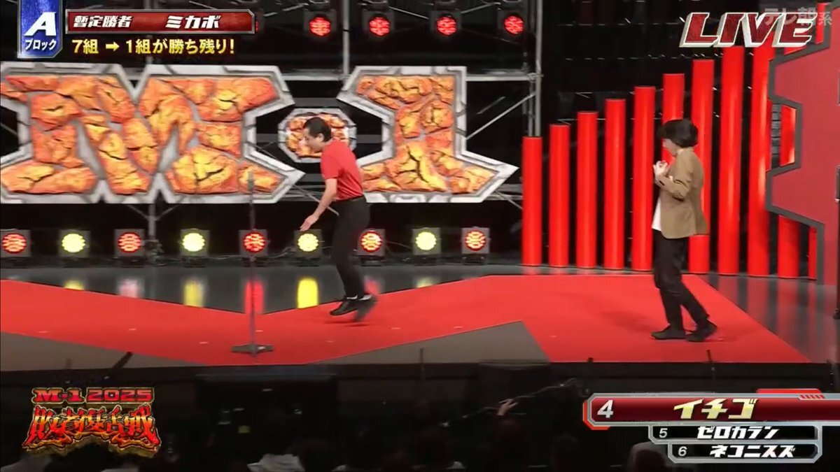 イチゴ・イクト、M1敗者復活戦でイクトのボケにファン大爆笑！ 