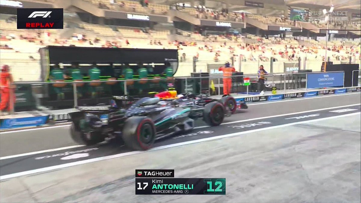 アントネッリ、角田裕毅に接触！F1アブダビGP FP3でトラブル発生