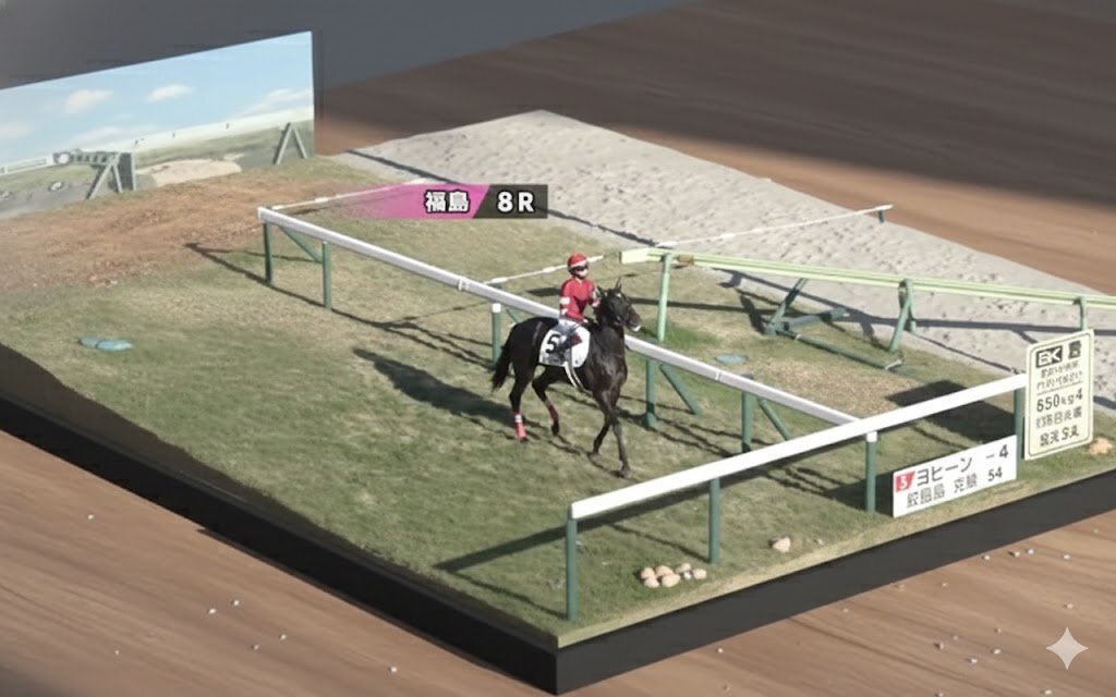 ヨヒーン、福島8Rを制しファンを沸かせる！