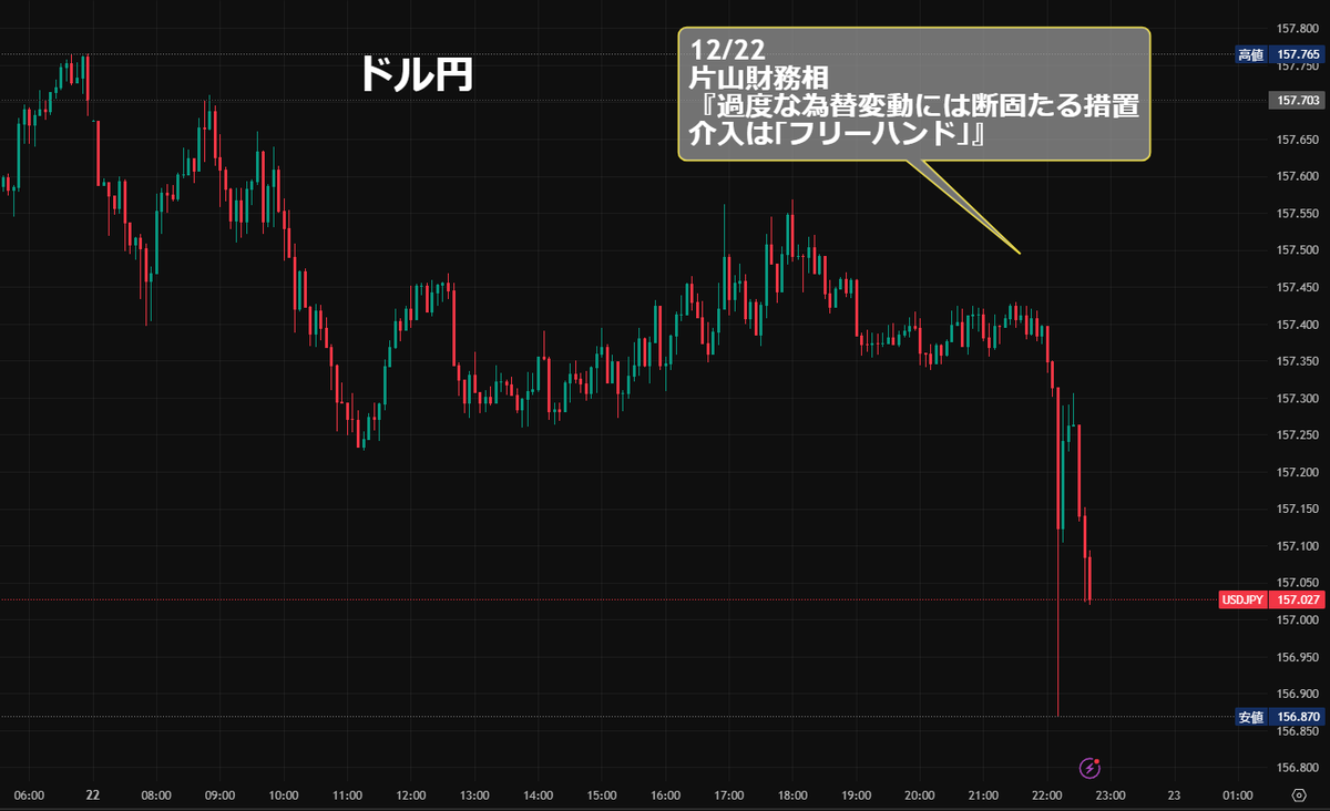 片山財務相「フリーハンド介入」発言で円安警戒感高まる
