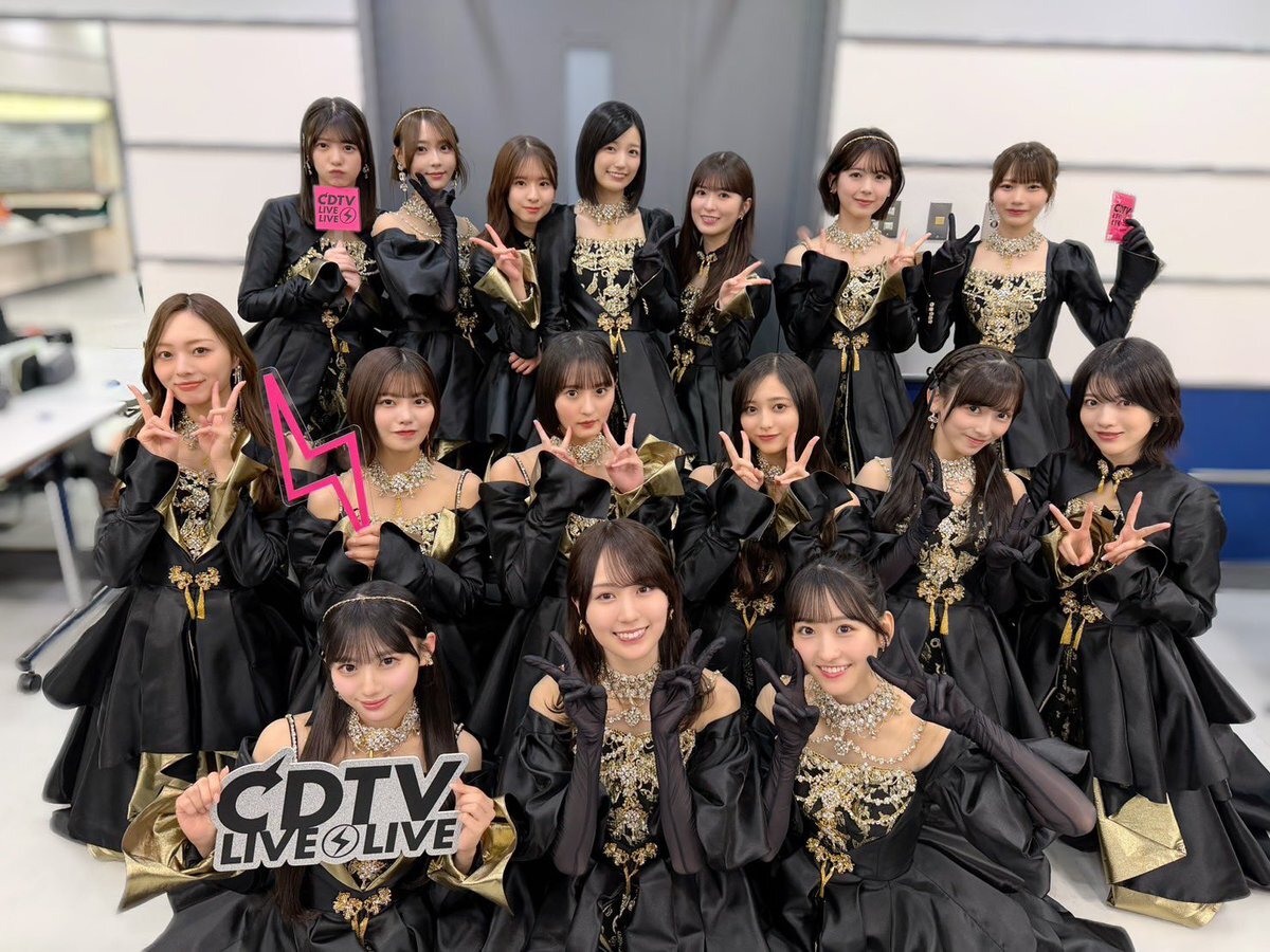 乃木坂46「Same numbers」CDTVライブで黒衣装姿が話題に！ 