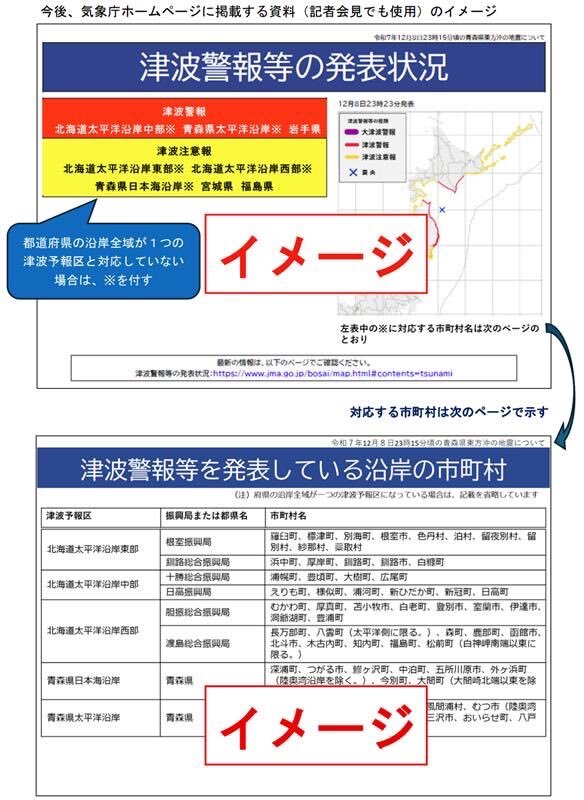 津波警報対象地域の見直し、後発地震注意情報への理解不足も