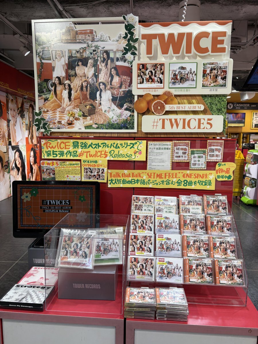 TWICE TWICE5 直筆サインチェキジヒョタワレコヨドバシ