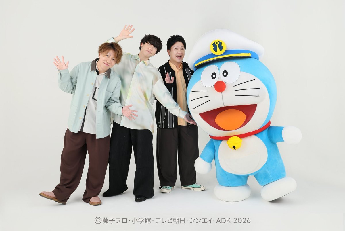 sumika、映画ドラえもん主題歌に「夢見心地」