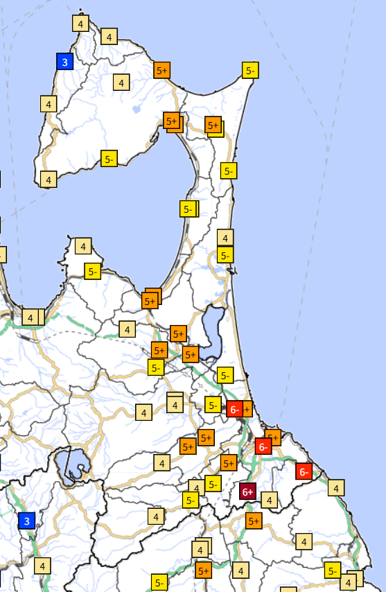 青森県で震度6強、大間原発稼働停止の誤報に混乱 