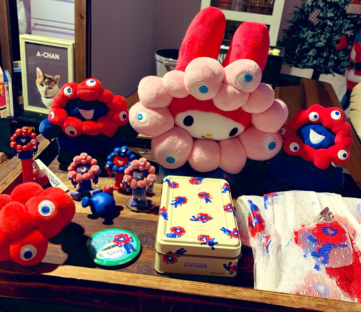 ミャクミャクグッズ まとめ ミャクミャクサイダーの空き瓶も もったいなくて😆 消臭ビーズ