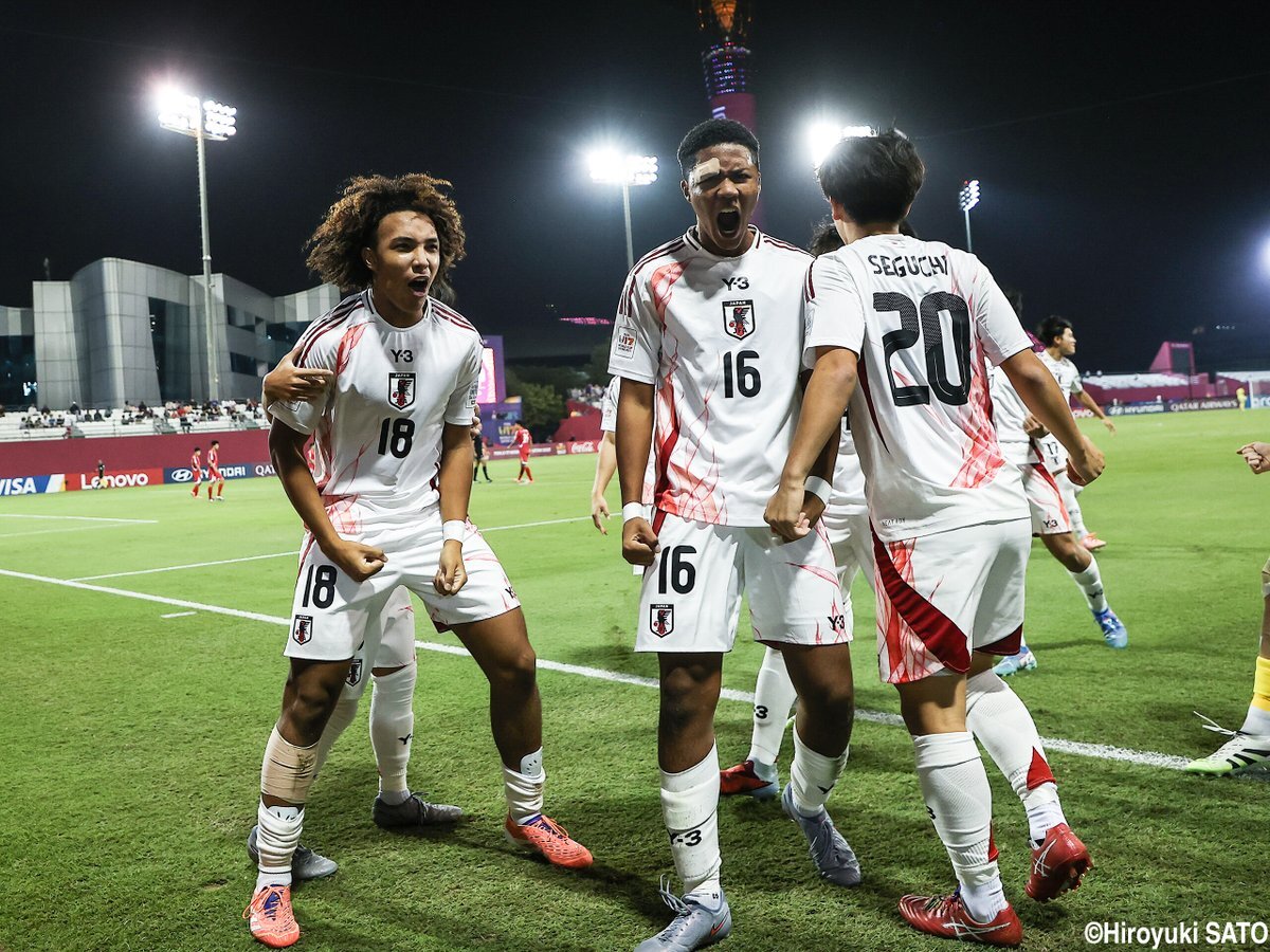 U-17日本代表、14年ぶりベスト8進出！