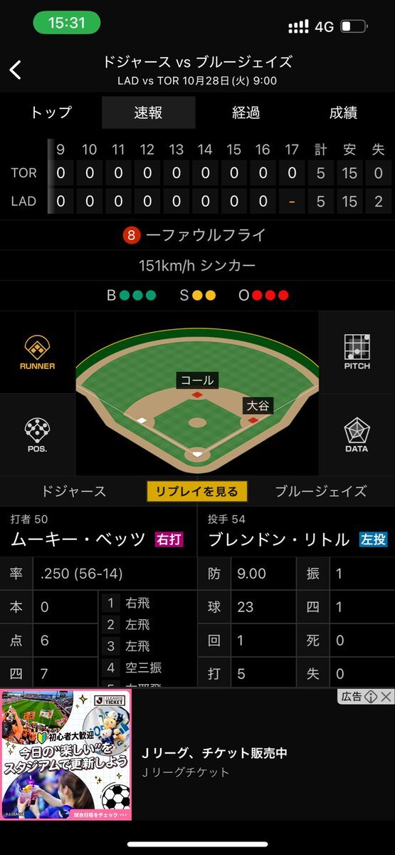 ワールドシリーズ、いつまで続く？