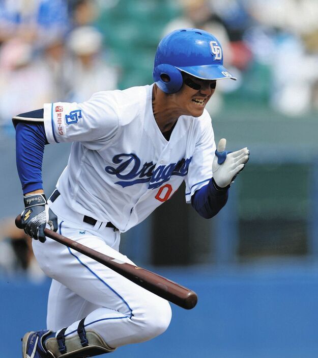 NPBバット　尾田剛樹　サムバット中日選手 中日・尾田剛樹のウエスタン・リーグ首位打者を元