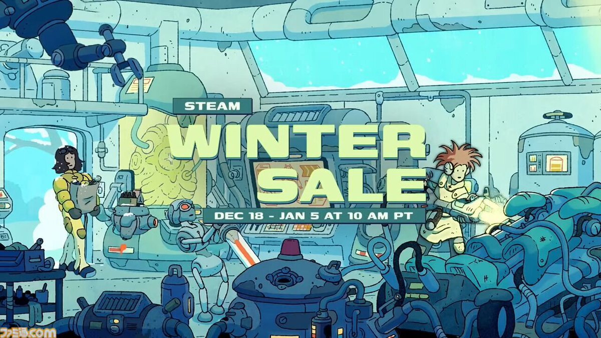 Steamウィンターセール開始！ユーザー歓喜、おすすめ作品続々