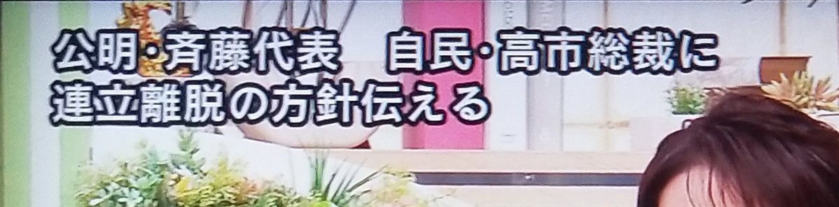 公明党、自民党との連立解消へ  石破時との対応に疑問の声