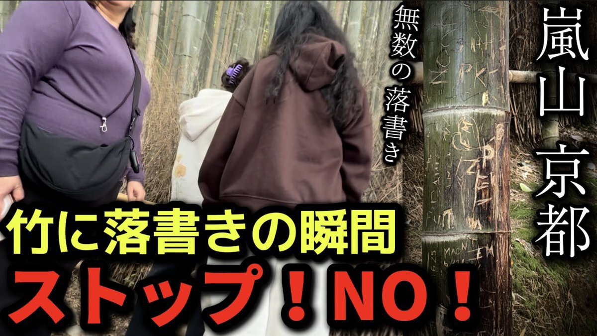 竹に落書き」のYahoo!リアルタイム検索 - X（旧Twitter）を