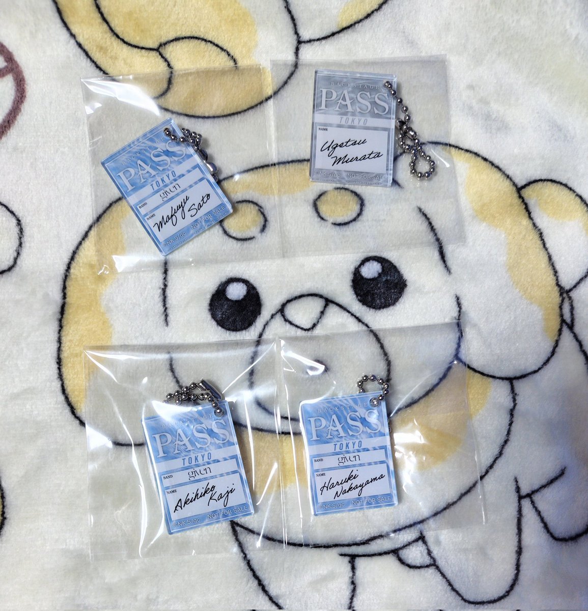 ［96］ギヴン　ノイタミナアパレル　購入特典　入場特典　東京　キーホルダー 96］ギヴン ノイタミナアパレル 購入特典 入場特典 東京