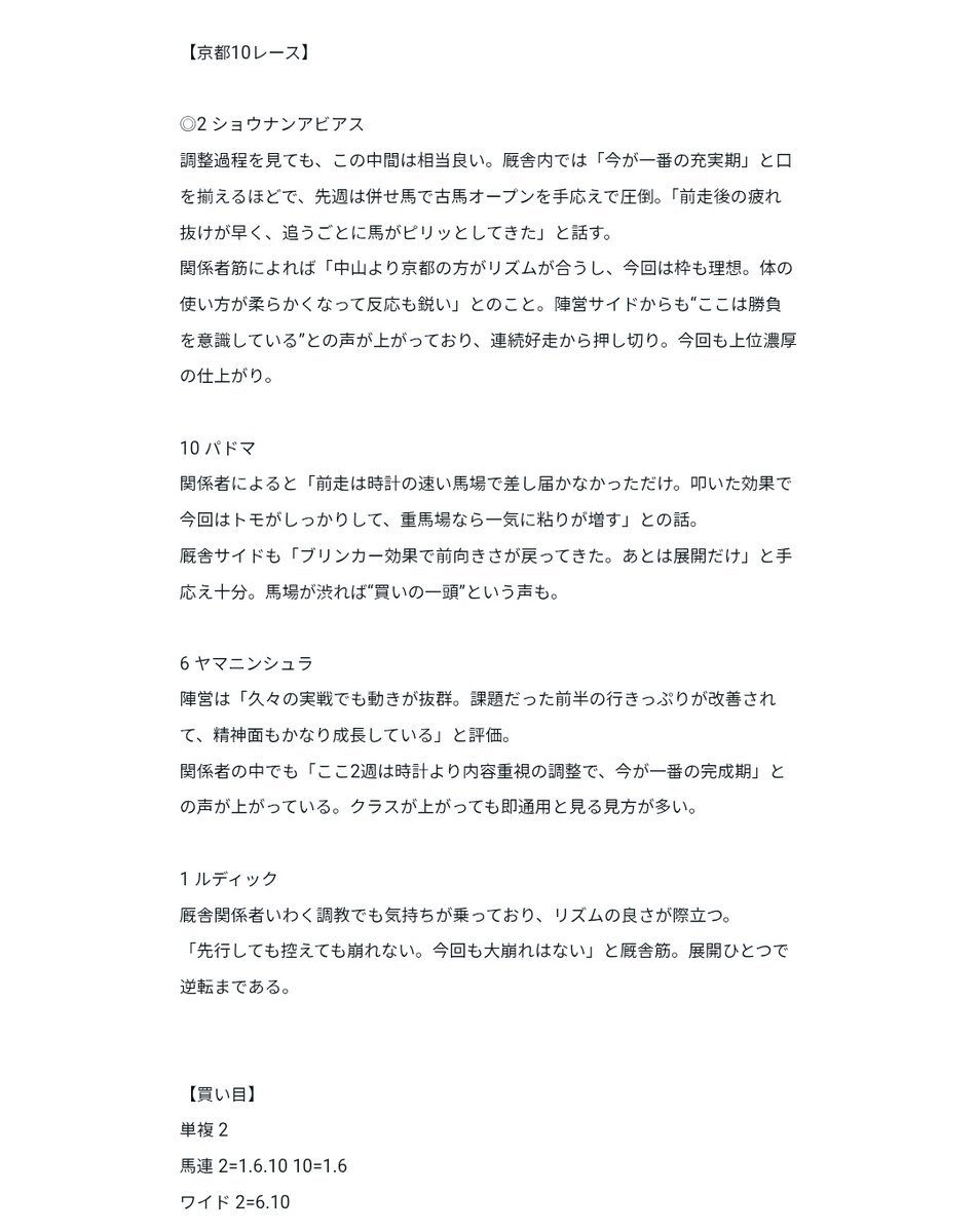 ショウナンアビアス、2着はなぜ？