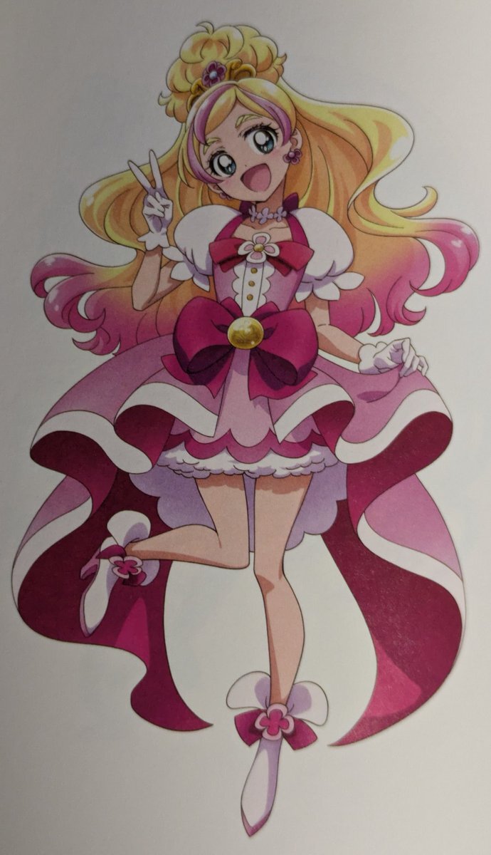 Go!プリンセスプリキュア 限定 ブロマイド キュアフローラ 最終回 Go!プリンセスプリキュア最終話「はるかなる夢へ！Go!プリンセス