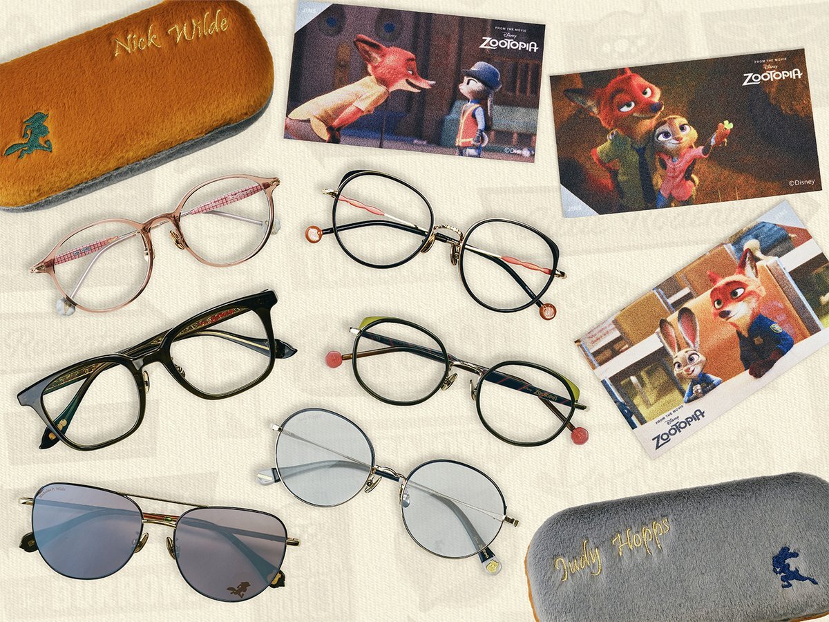 JINS、ズートピアコラボメガネ発売！