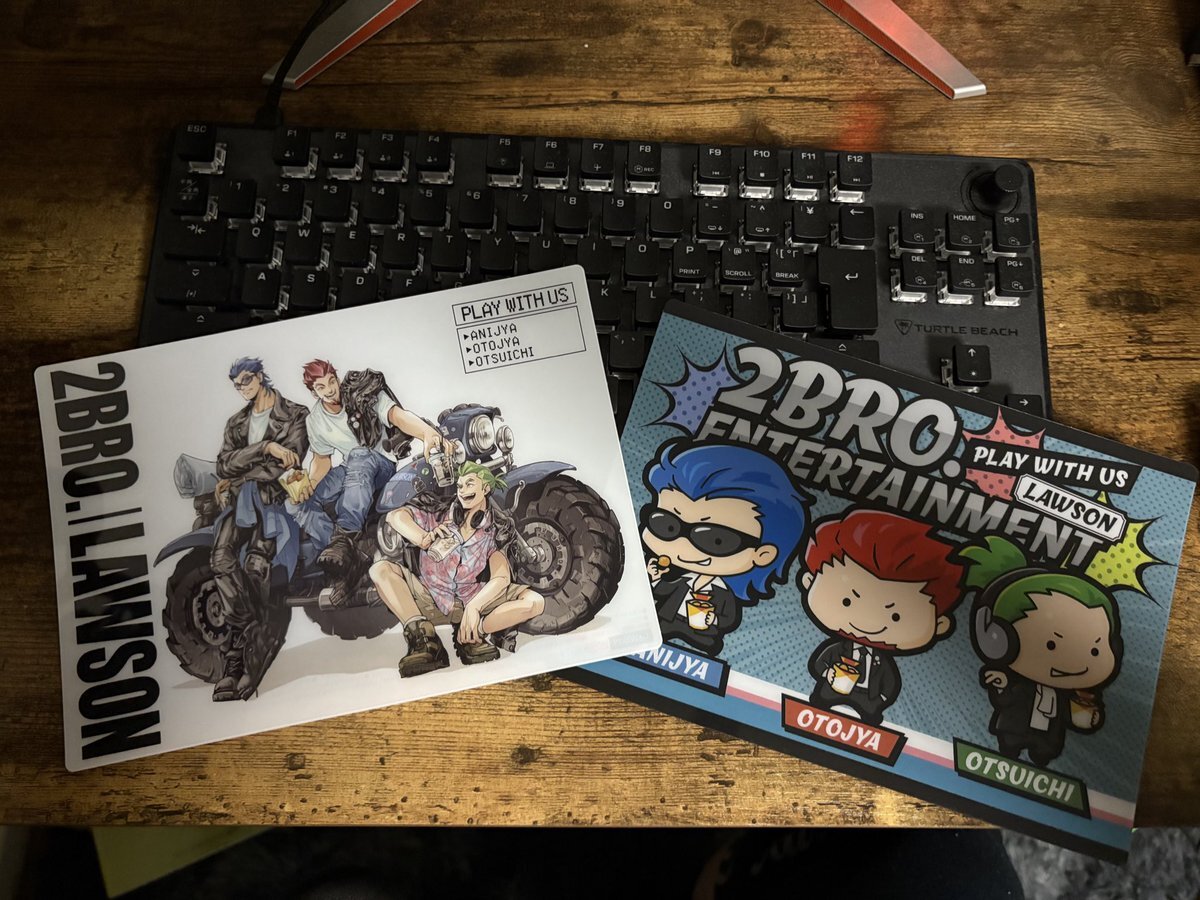 2BRO. ローソン　証明写真風ステッカー　兄者弟者おついち　全6種 オリジナルフード｜「兄者弟者」キャンペーン｜ローソン研究所