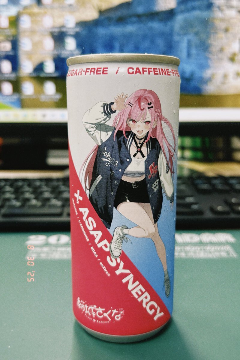 ASAP SYNERGY 結城さくな　コラボ等身大パネル ASAP SYNERGY×結城さくな シナジードリンク - AWAKEN - 1年分