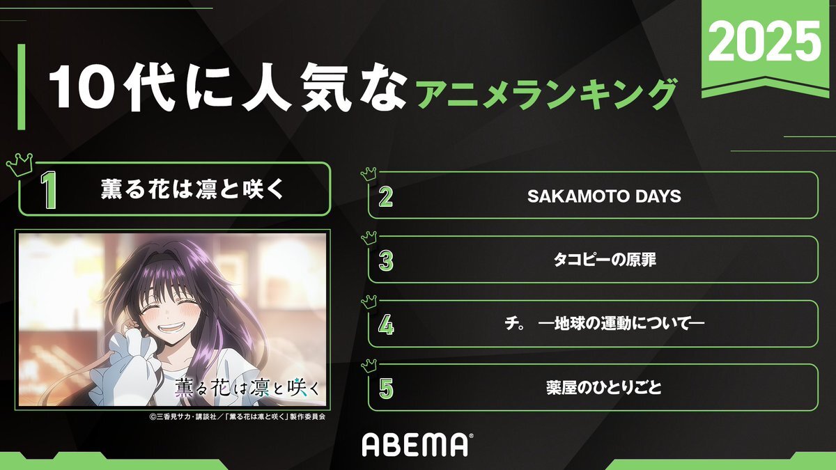 薫る花は凛と咲く」のYahoo!リアルタイム検索 - X（旧Twitter）を