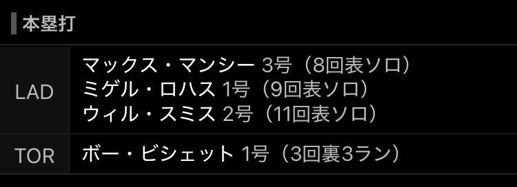ホームランが野球の試合を決める？