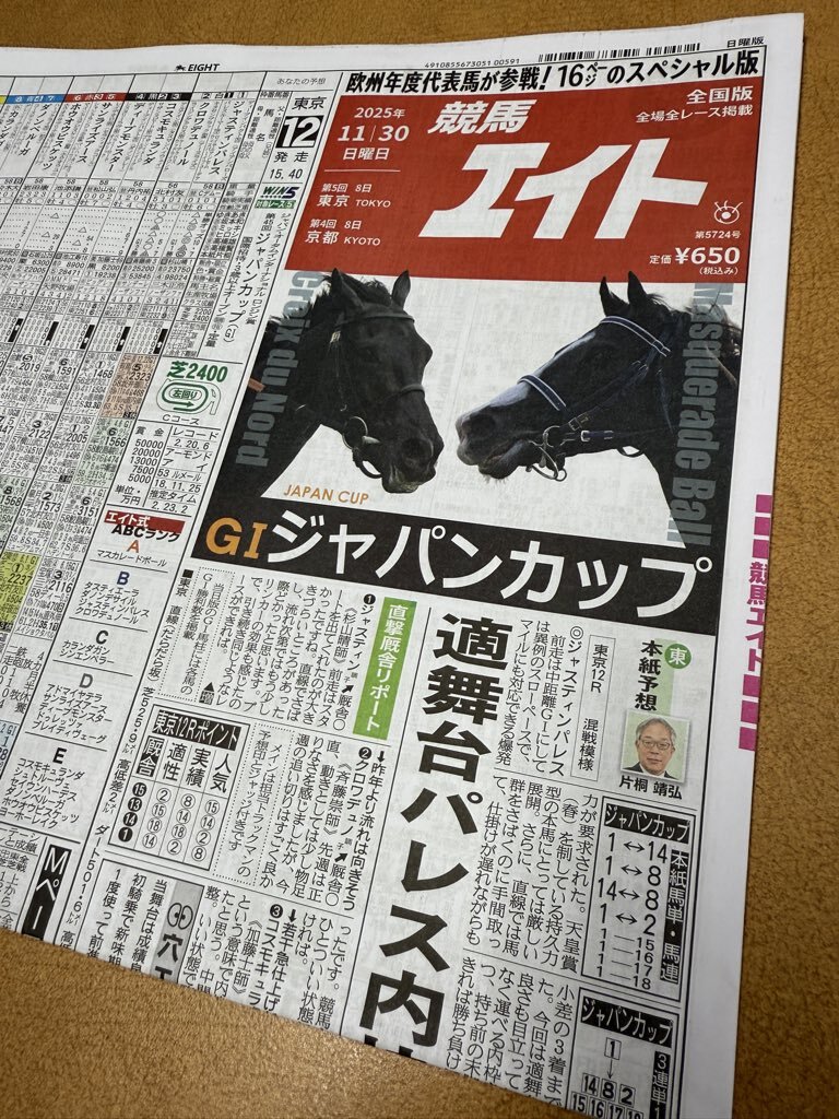村竹ラシッド、みんなのKEIBAでジャパンカップ解説に！