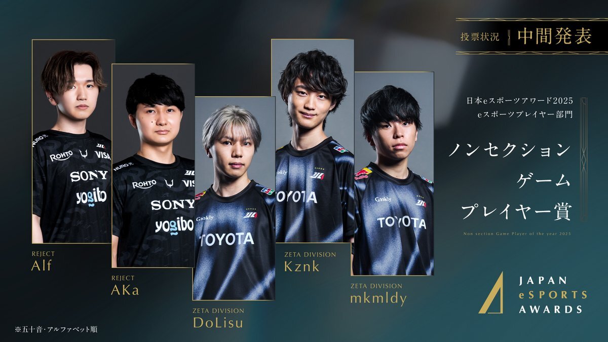 日本eスポーツアワード、中間発表結果に注目！