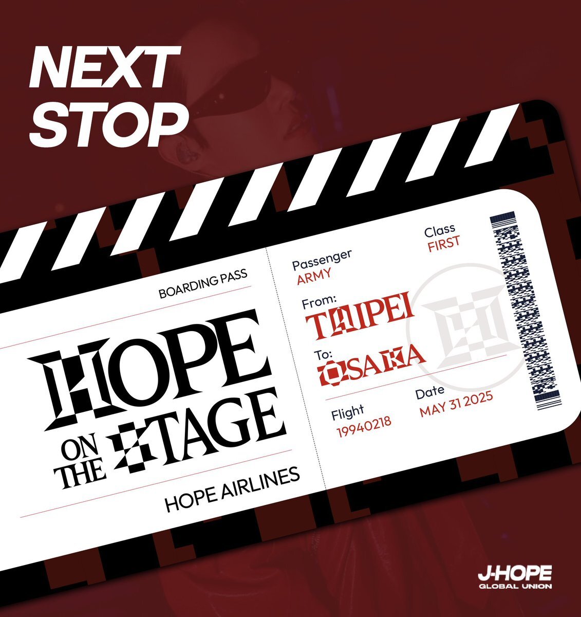 HOPE ON THE STAGE 台北 Day2 VIP特典Set