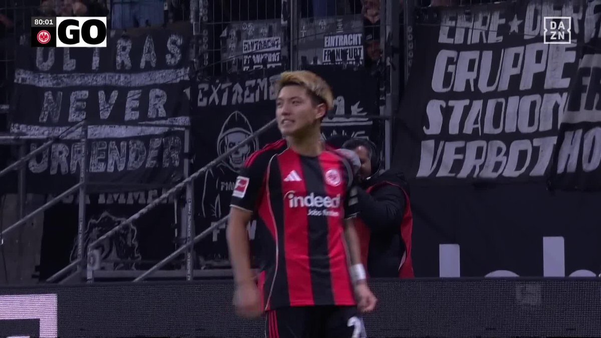 堂安律、ブンデスリーガで決勝ゴール！