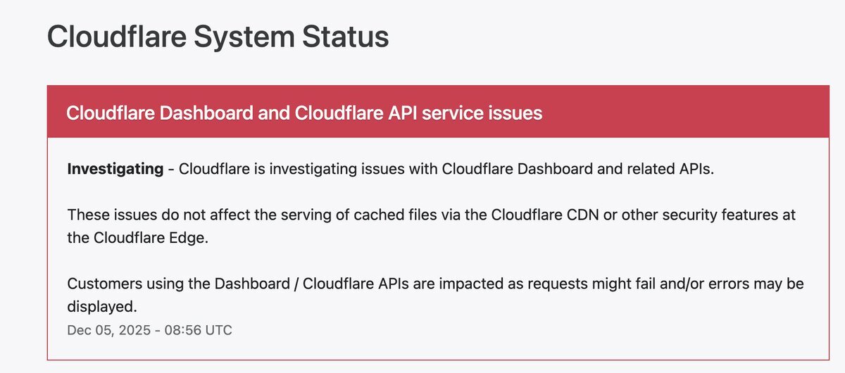 Cloudflare障害でBOOTH、pixivなど複数のサービスにアクセス不能