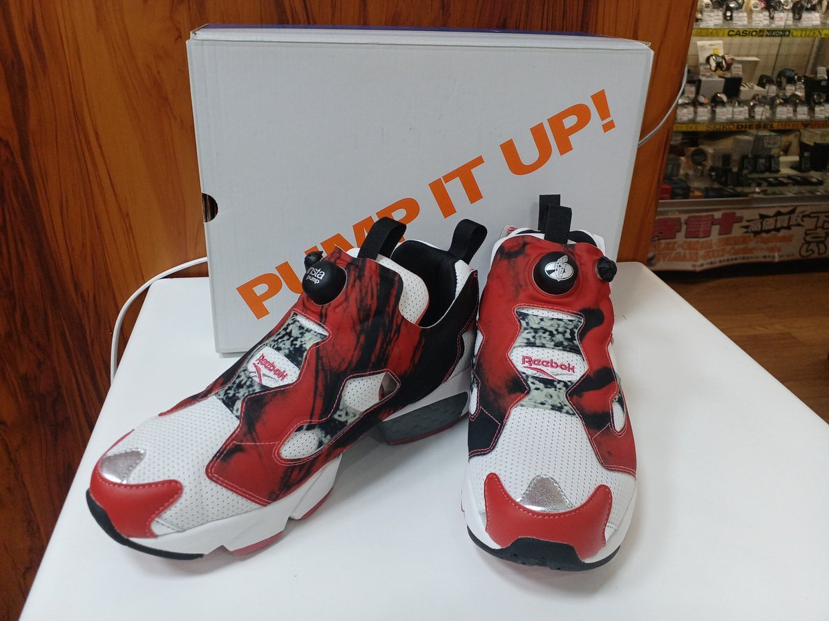 【新品希少品　Good付】B'z 稲葉スニーカー ReebokINSTAPUMP B'z 稲葉浩志 × Reebok INSTAPUMP FURY “MAGMA”が国内6月7日より
