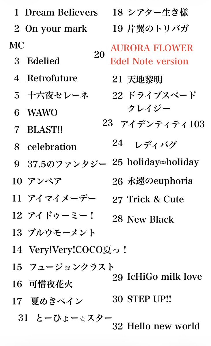 「AURORA FLOWER」がEdel Noteによってカバーされた！