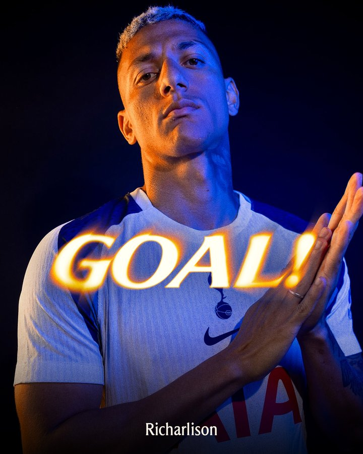 リシャルリソン、豪快なゴールでトッテナムを奮い立たせる！