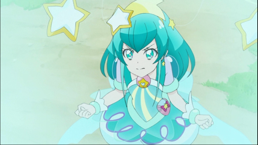 プリキュアランド【羽衣ララ2枚】【希少】 羽衣ララ／キュアミルキー（CV：小原好美）。7月7日生まれ、星空