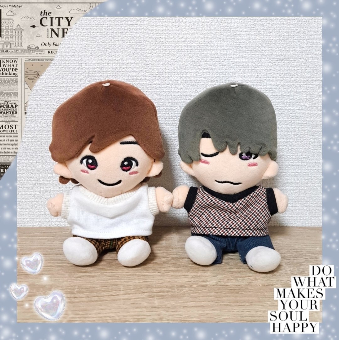 ぬい服 ♡ 12cm-13cm ♡ 着ぐるみ ♡ x24 ぬい服 着ぐるみ 10cm 11cm 12cm アニマル ぬいぐるみ 服