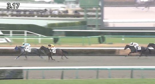 テーオーパスワード、師走Sは2着！SNS上は「逃げバテ」の声も