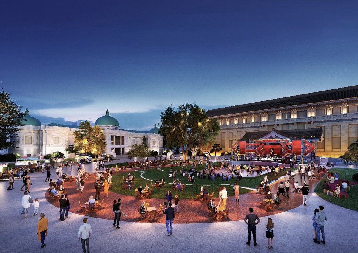 東京国立博物館、池を埋め立てて芝生広場に？