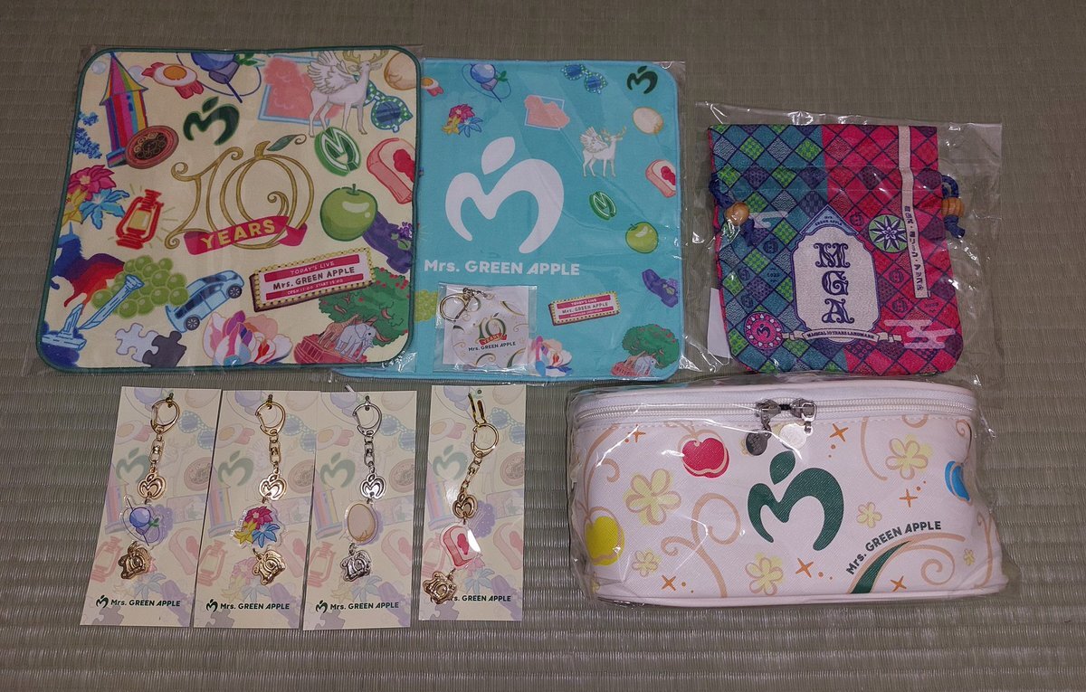 Mrs. GREEN APPLE ポーチ ポップアップストア Mrs.GREEN APPLE ミセス ポップアップ原宿 ポーチ - メルカリ
