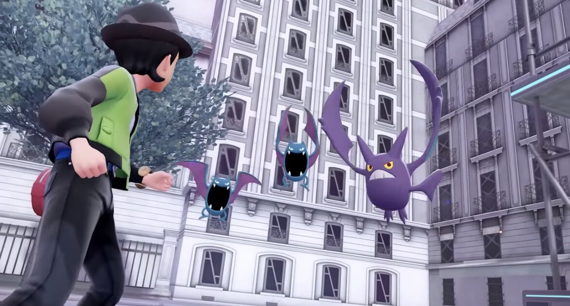 ポケモンレジェンズZAにゴルバットとクロバットが実装！