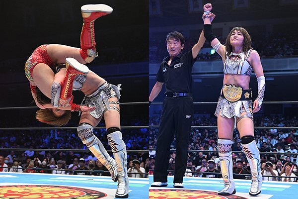 朱里選手がIWGP女子王座を奪還！