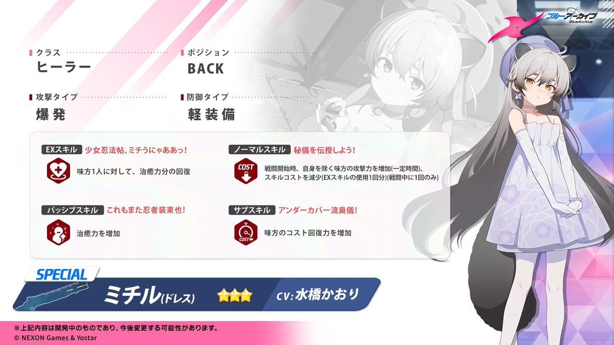 コスト回復ヒーラー「ドレスミチル」に期待高まる！ブルアカファン興奮