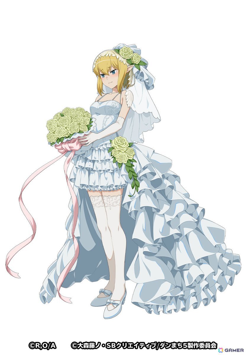 Myday公式アカウントだんまち5キャラファイングラフ/リュー＆アイズ