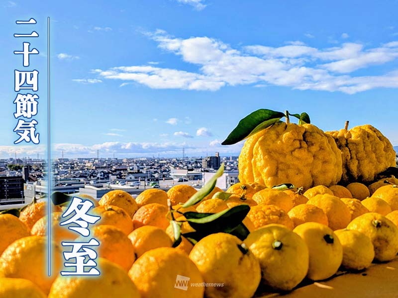 冬至到来！ 柚子湯とカボチャで迎える、太陽の復活を願う日